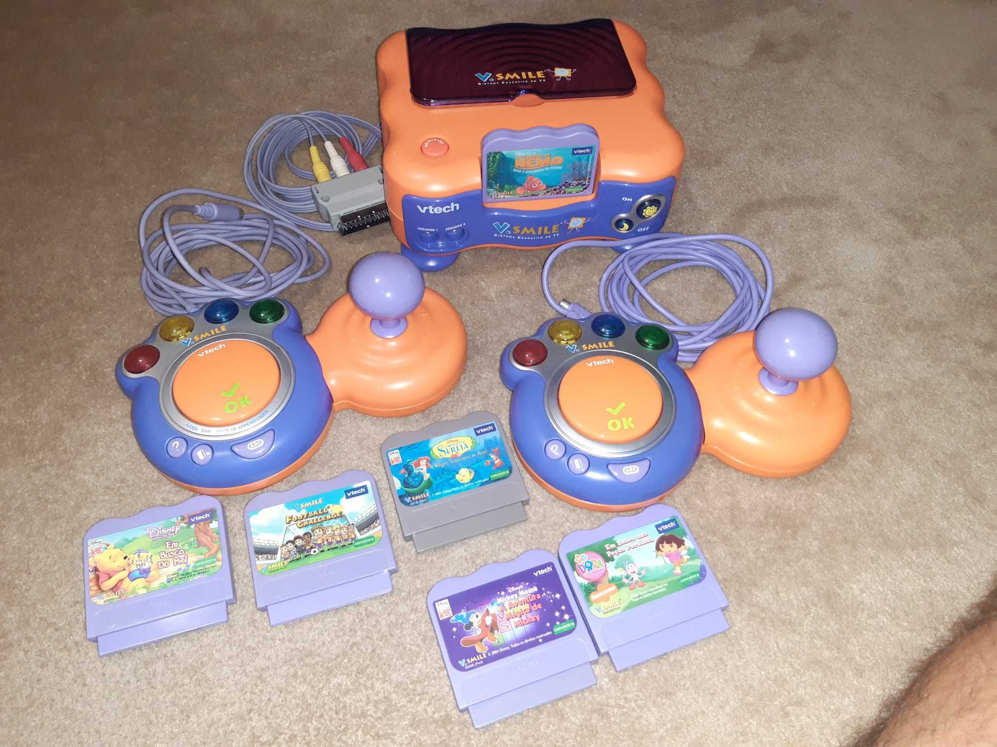 Consola Vtech (Vsmile) com 6 jogos