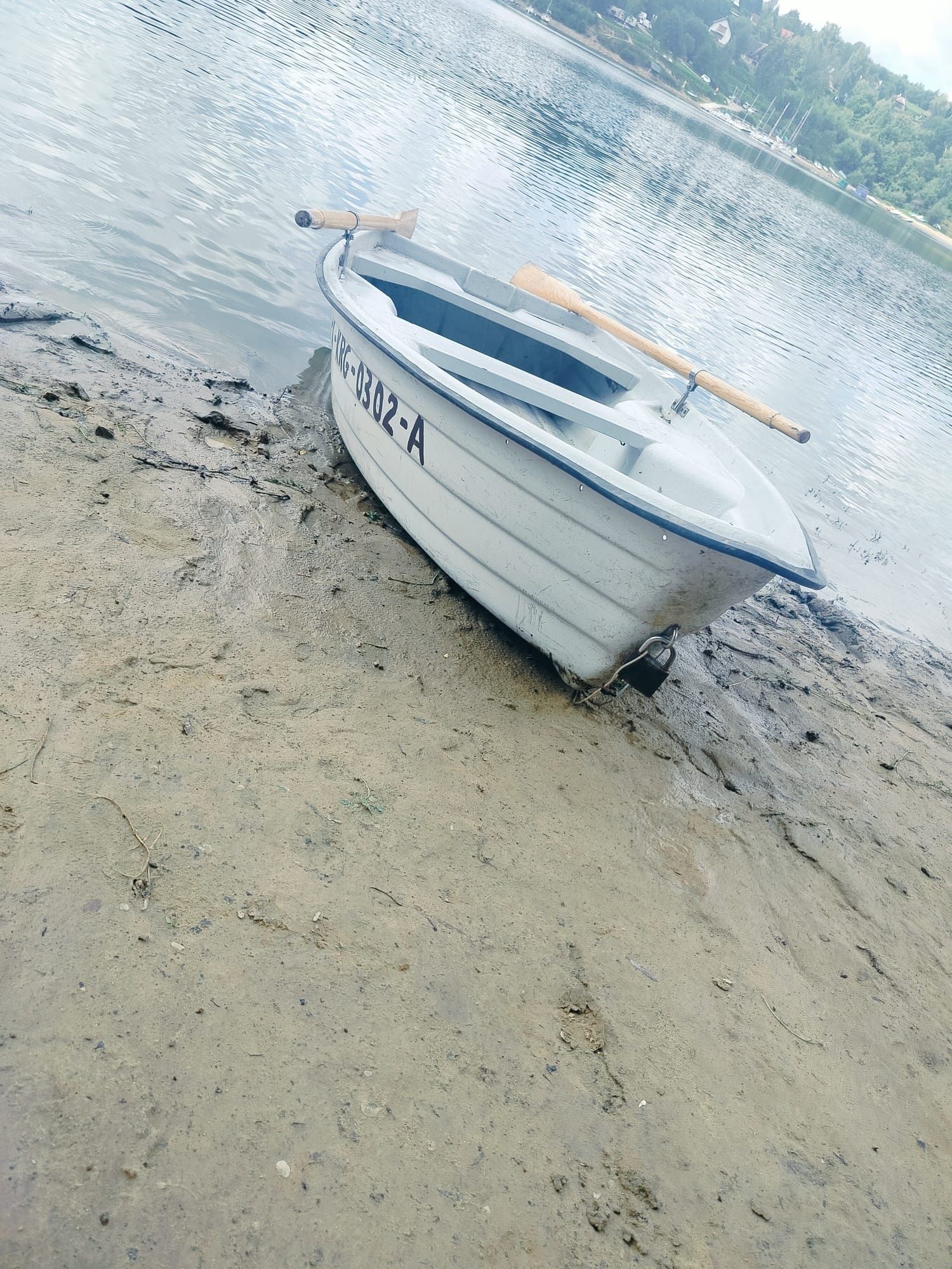 Łódka Wędkarska Wiosłowa