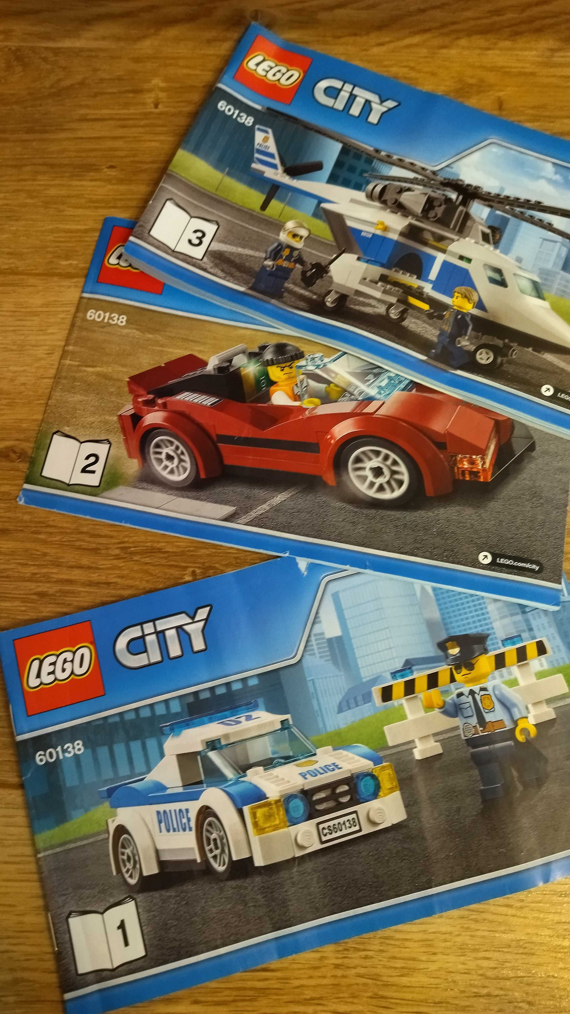 Lego szybki pościg, policja 60138