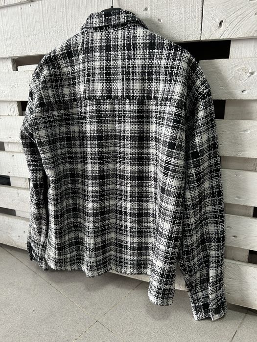 Camisa xadrez preta e branca “Nova”