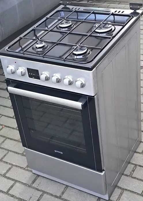 Газова плита з електричною духовкою б/у Gorenje GKS5C70HXF стан нової