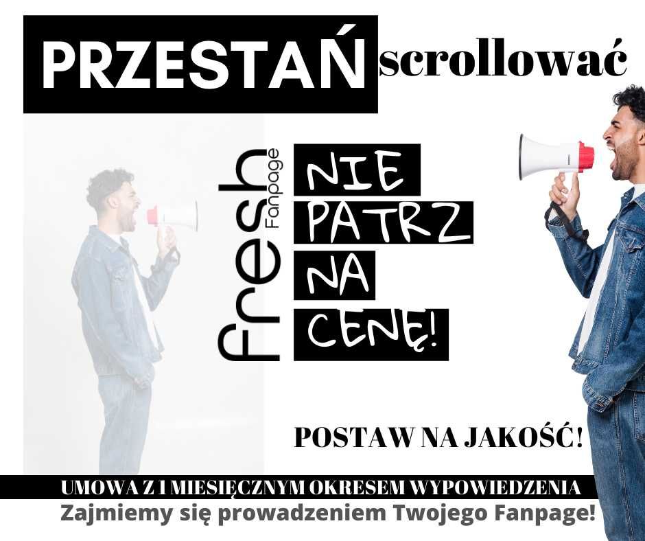 Profesjonalna obsługa Social Media bez długoterminowych umów od 399pln