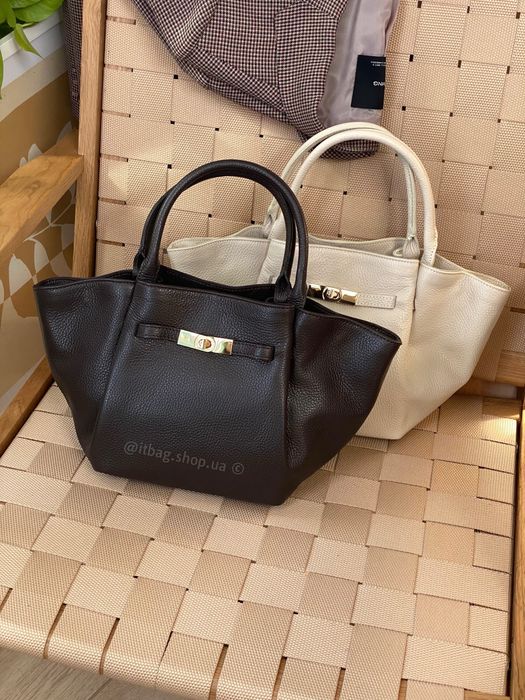 Знижка. Шкіряна сумка тоут, Італія. Итальянские сумки кожаные