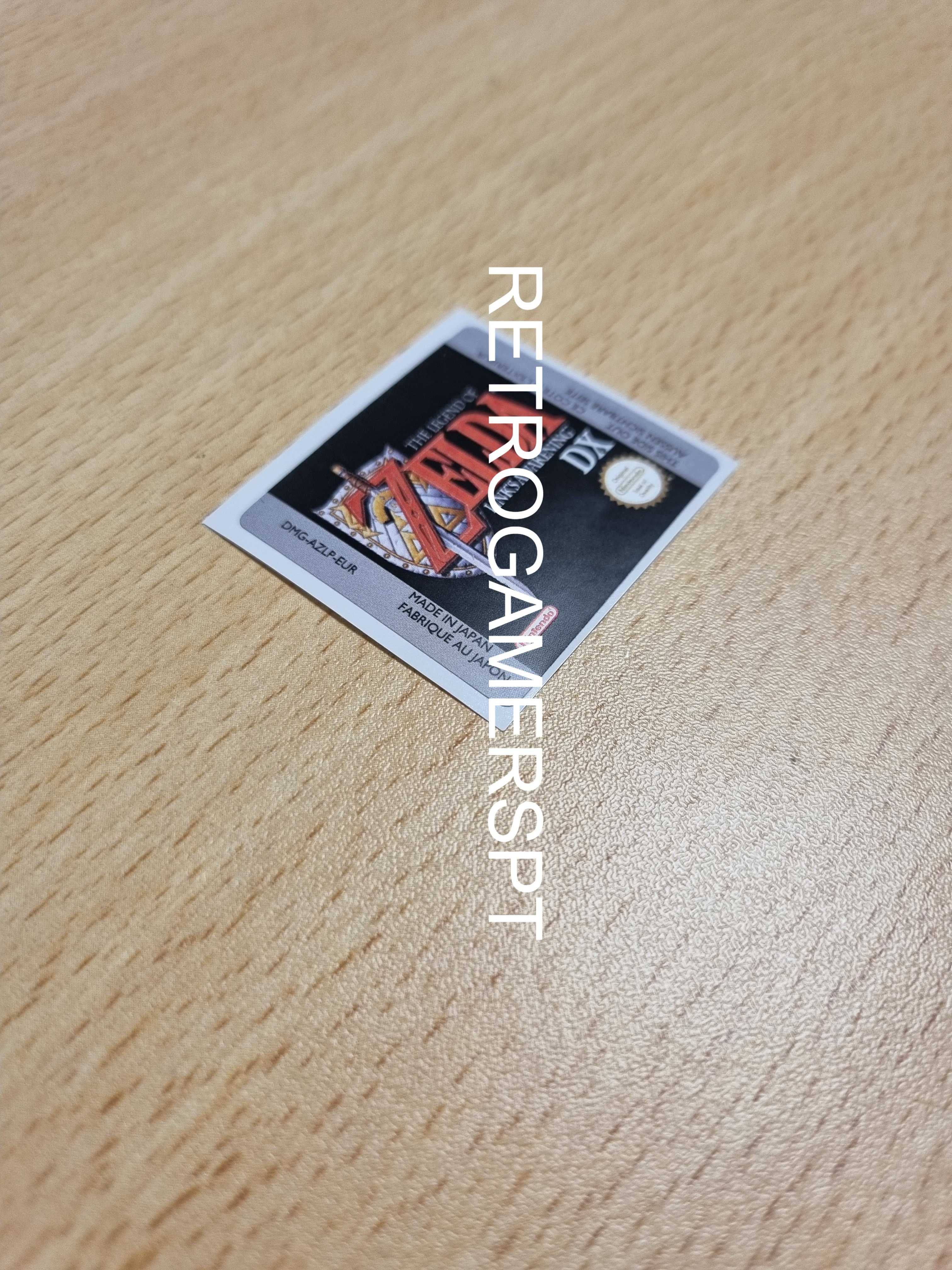 Label de reposição Zelda Link´s Awakening DX