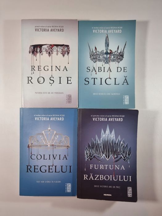 Czerwona Królowa 1-4 / po rumuńsku / Victoria Aveyard