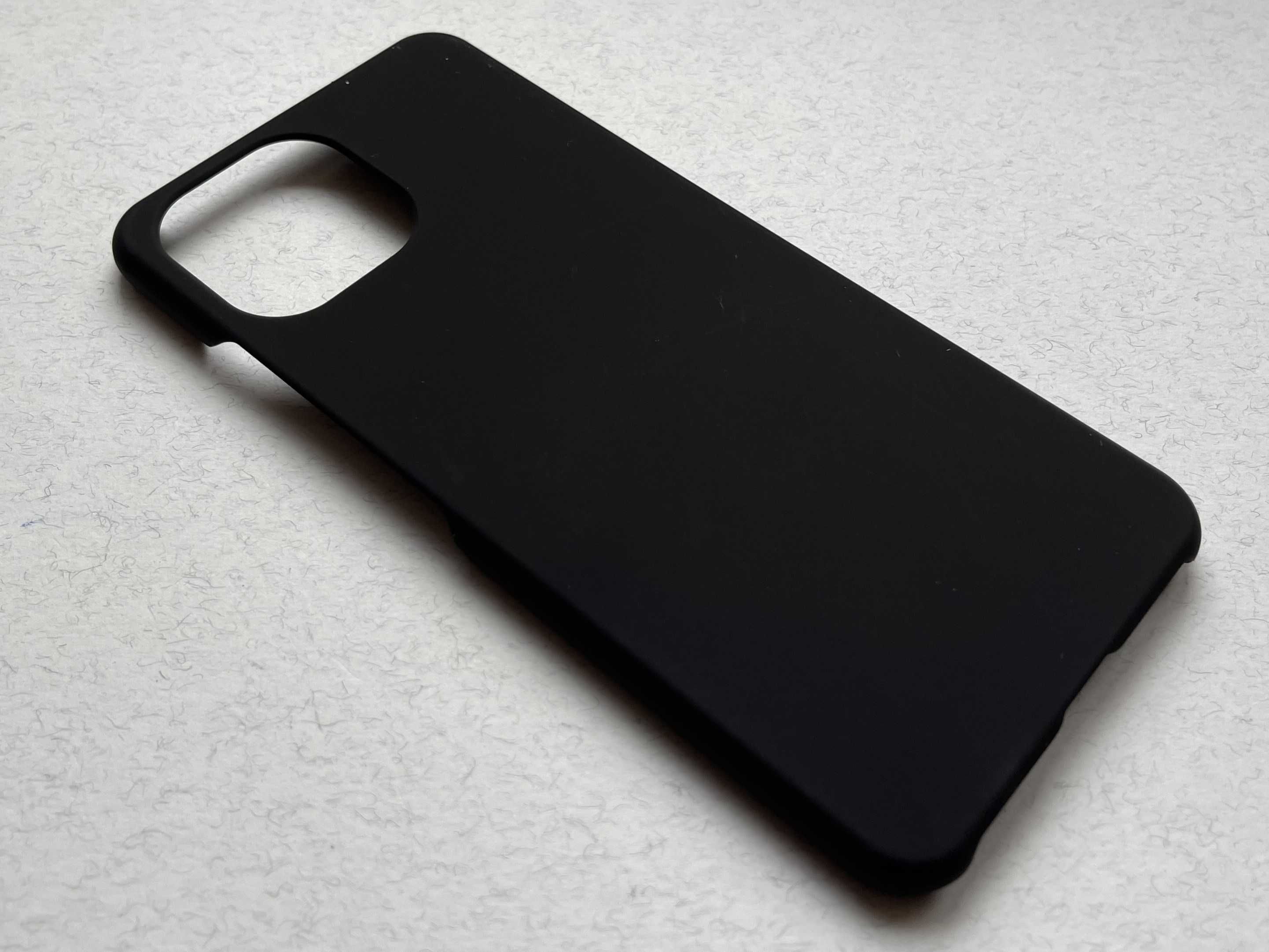 Xiaomi 11 Lite чохол матовий пластик чорний тонкий чехол панель