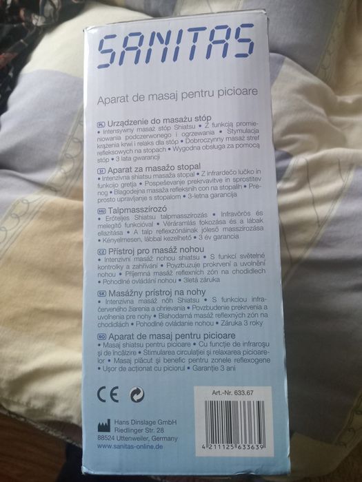 Masażer do stóp łydek i nie tylko