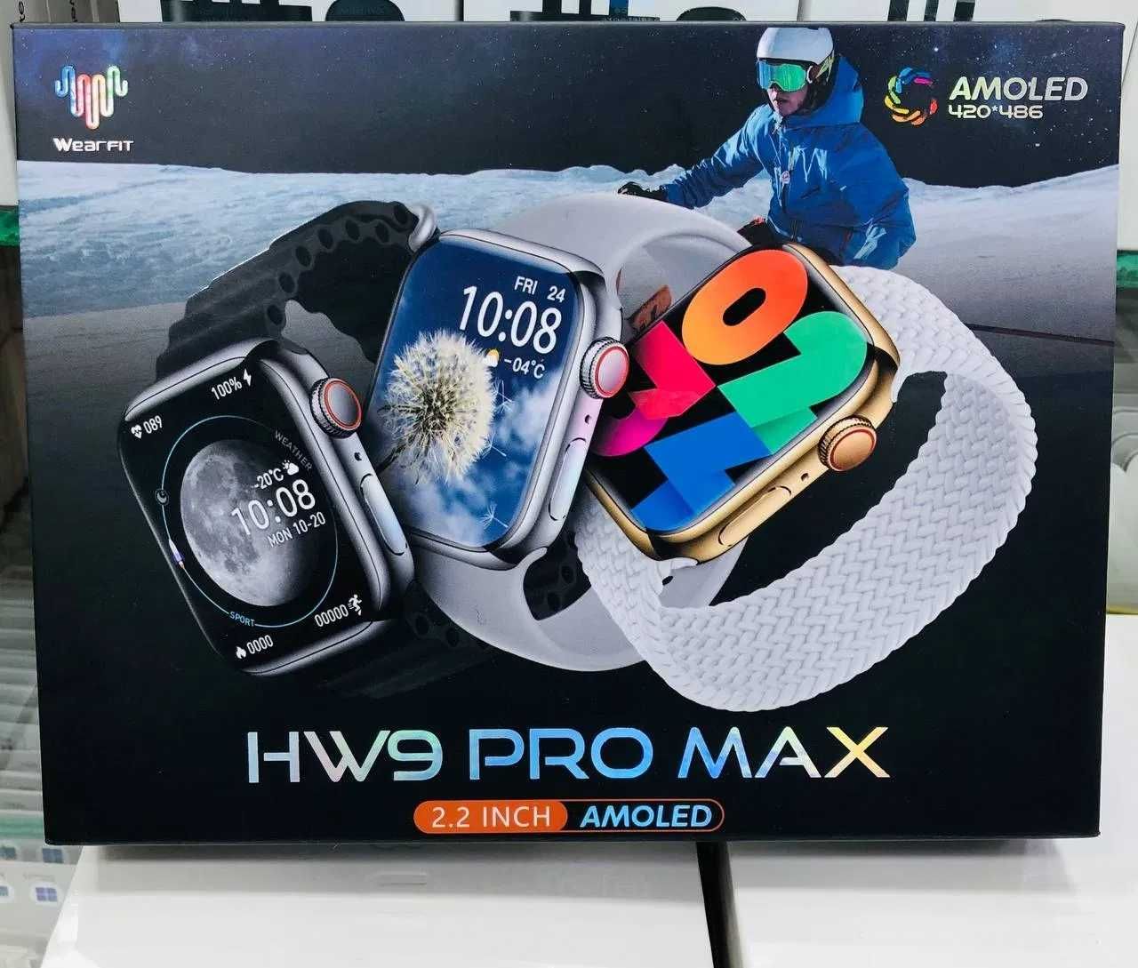 Новинка 2023 Смарт часы Amoled Hw 9 Pro Max Smart watch