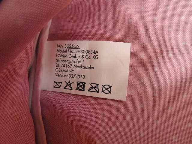 Pojemnik materiałowy na zabawki pół tunel składany gruba tkanina