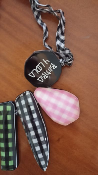 Colar Bimba y Lola padrão Vichy
