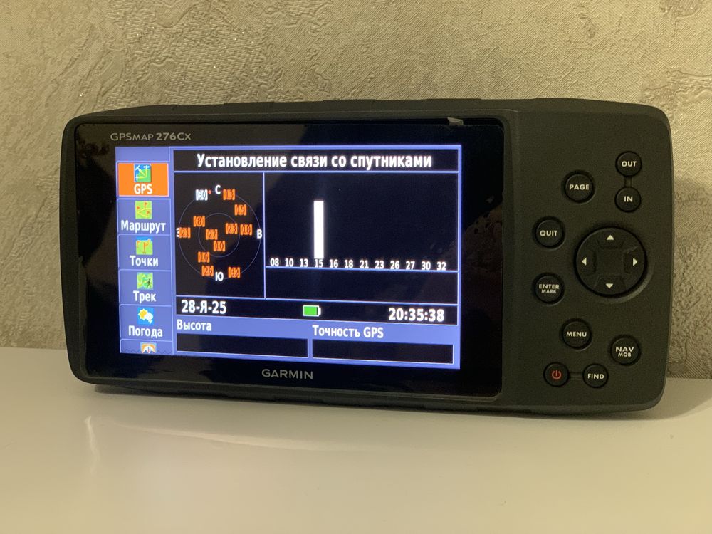 Туристический GPS-навигатор Garmin GPSMAP 276Cx с картой ТОПО Навлюкс
