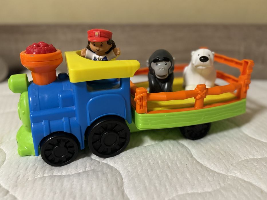 Музичний паровозик Zoo Train “Little People”, Fisher-Price CMP36