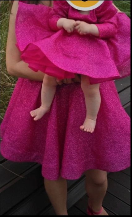 Sukienka Sukienki Mama córka córcia mama&córka mamy córki zestaw sukie