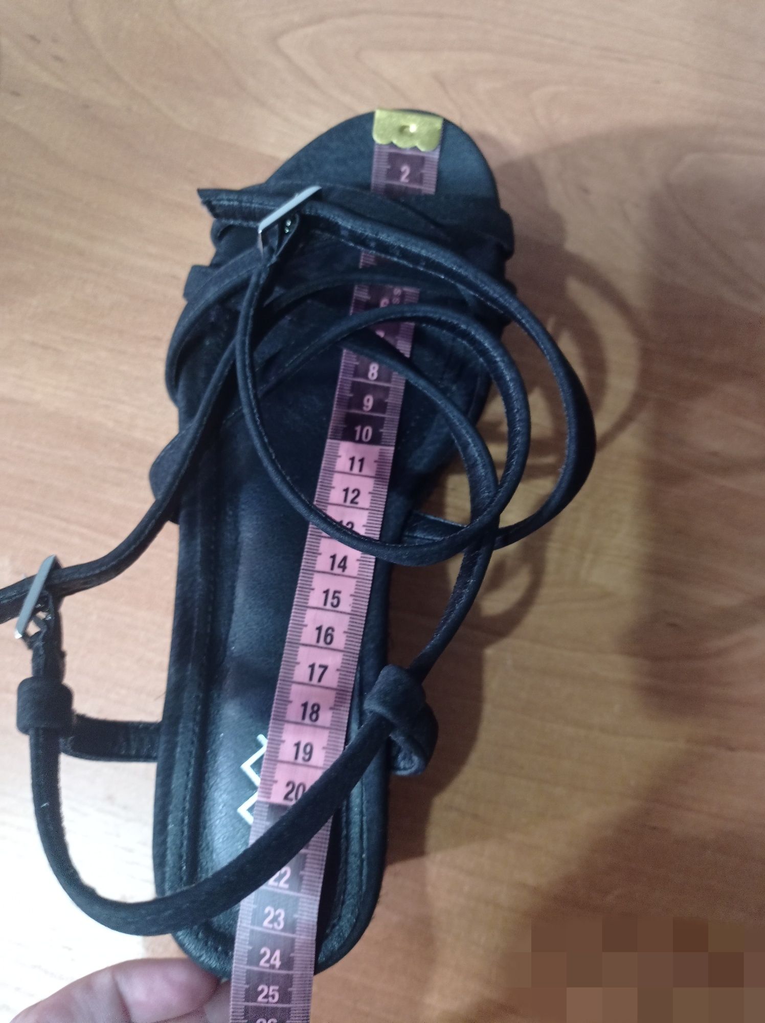 Buty 38 sandały na platformie ze sznurkiem koturny Mim lato