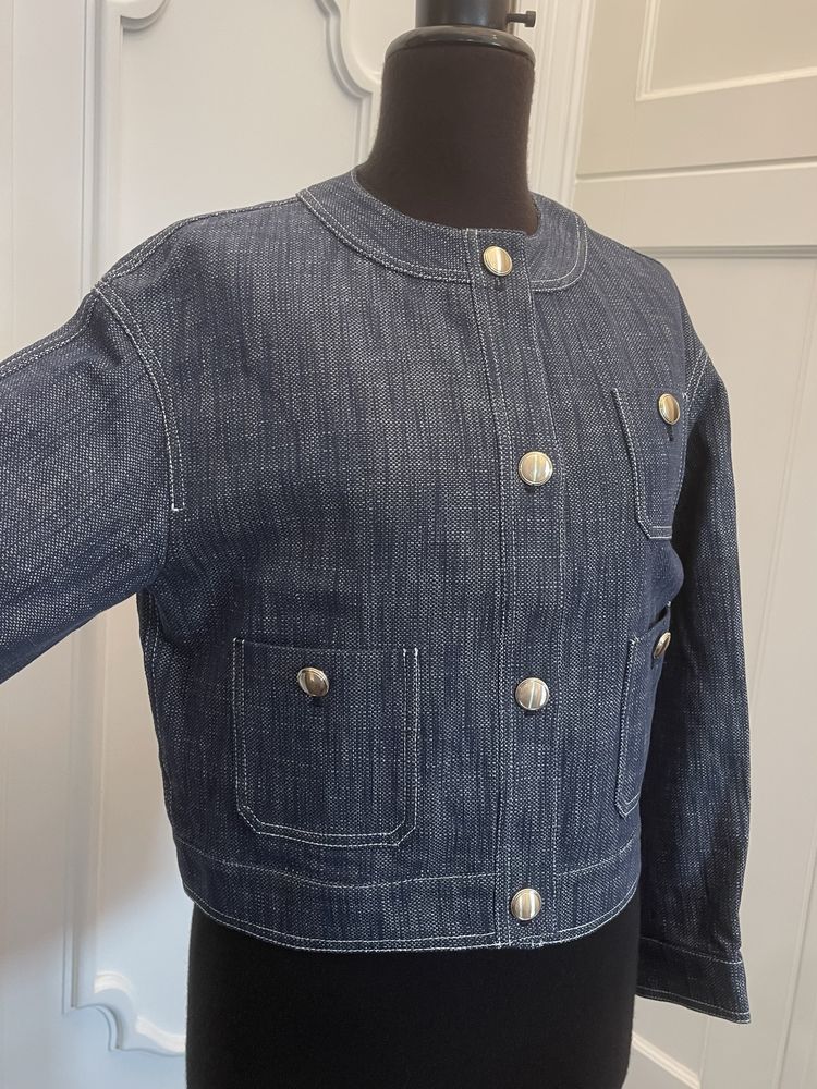 MAX MARA piękna kurteczka jeansowa, żakiet