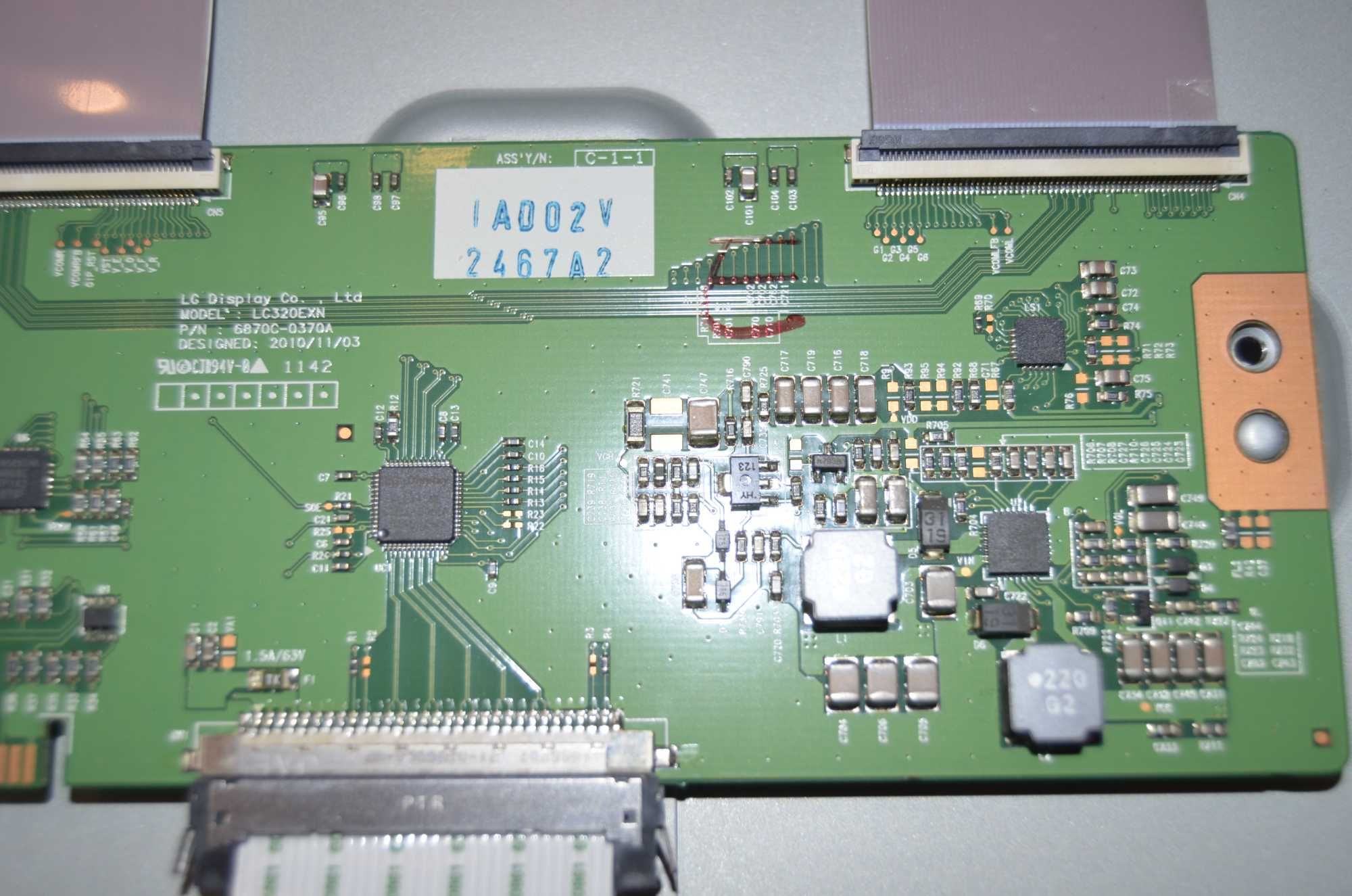 Placa T-CON, Modelo: LC320EXN de LG - 32LV2500 , em excelente estado