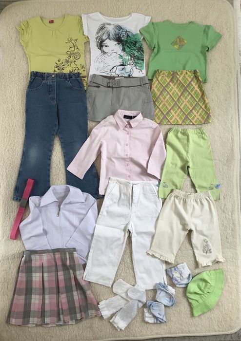 Mega paka ubranek dziecięcych dla dziewczynki 7-8 lat, vintage markowe