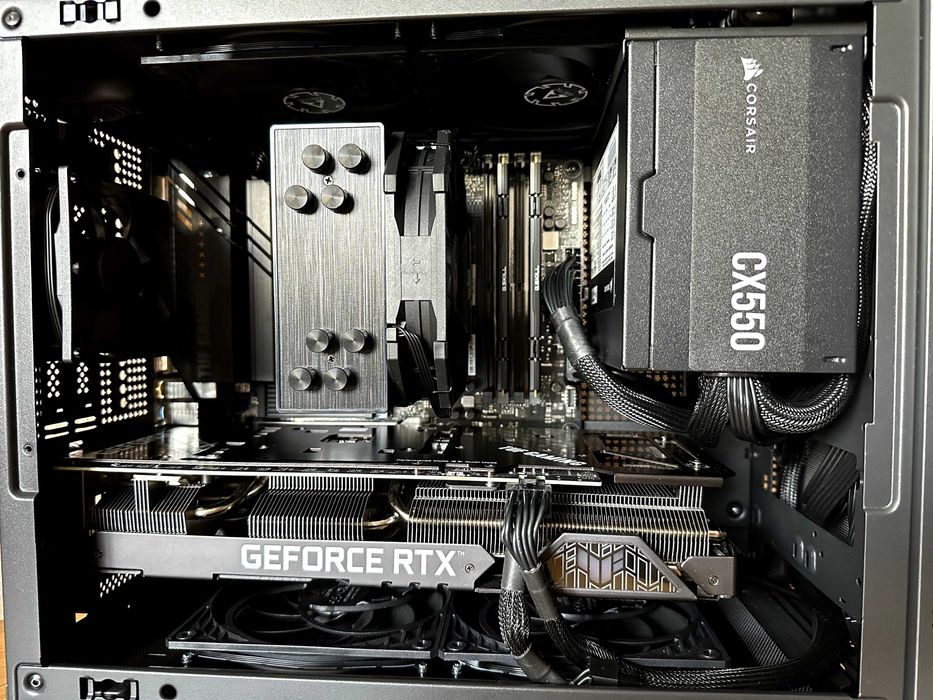 НОВИЙ ігровий ПК R5-8400F A620M 3060 Ti 8Gb 32Gb RAM 1TB M2 WIFI6 BT