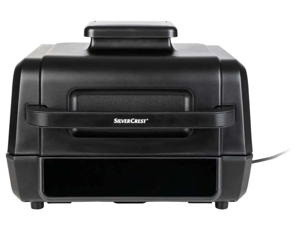 Air Fryer com grill Silvercrest e uma churrasqueira eletrica 
Air Frye