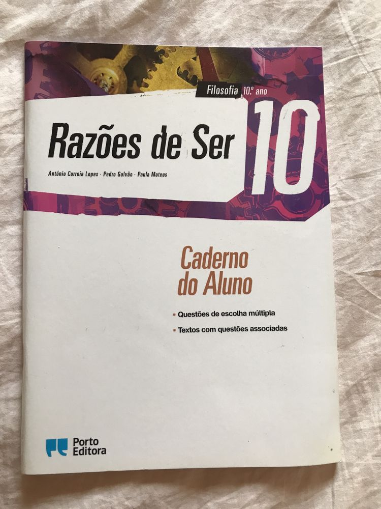 Caderno de atividades Filosofia 10 ano