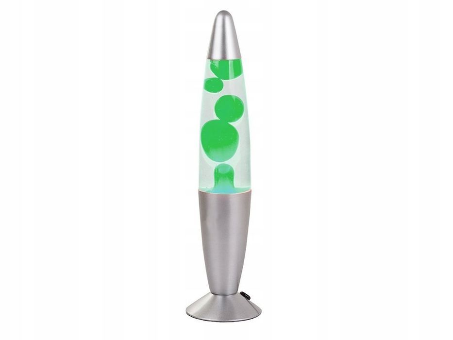 Lampa Lava Ozdobna Lawa Z Woskiem 220V Zielona