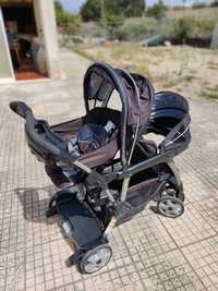 Conjunto carro mais ovos mais Isofix Graco