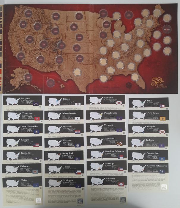 Amerykańskie ćwierćdolarówki