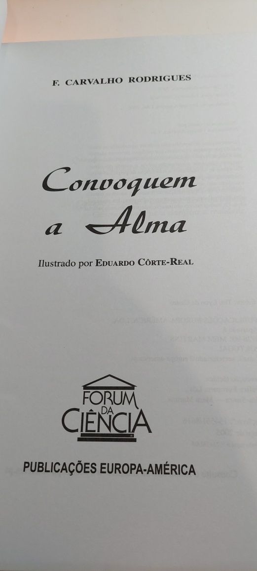 Convoquem a Alma - Fernando Carvalho Rodrigues