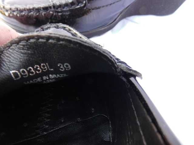 Geox Respira skórzane czółenka koturn 39