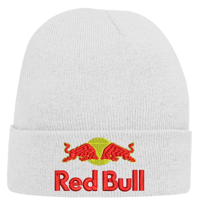 CZAPKA zimowa z haftem Red Bull na prezent