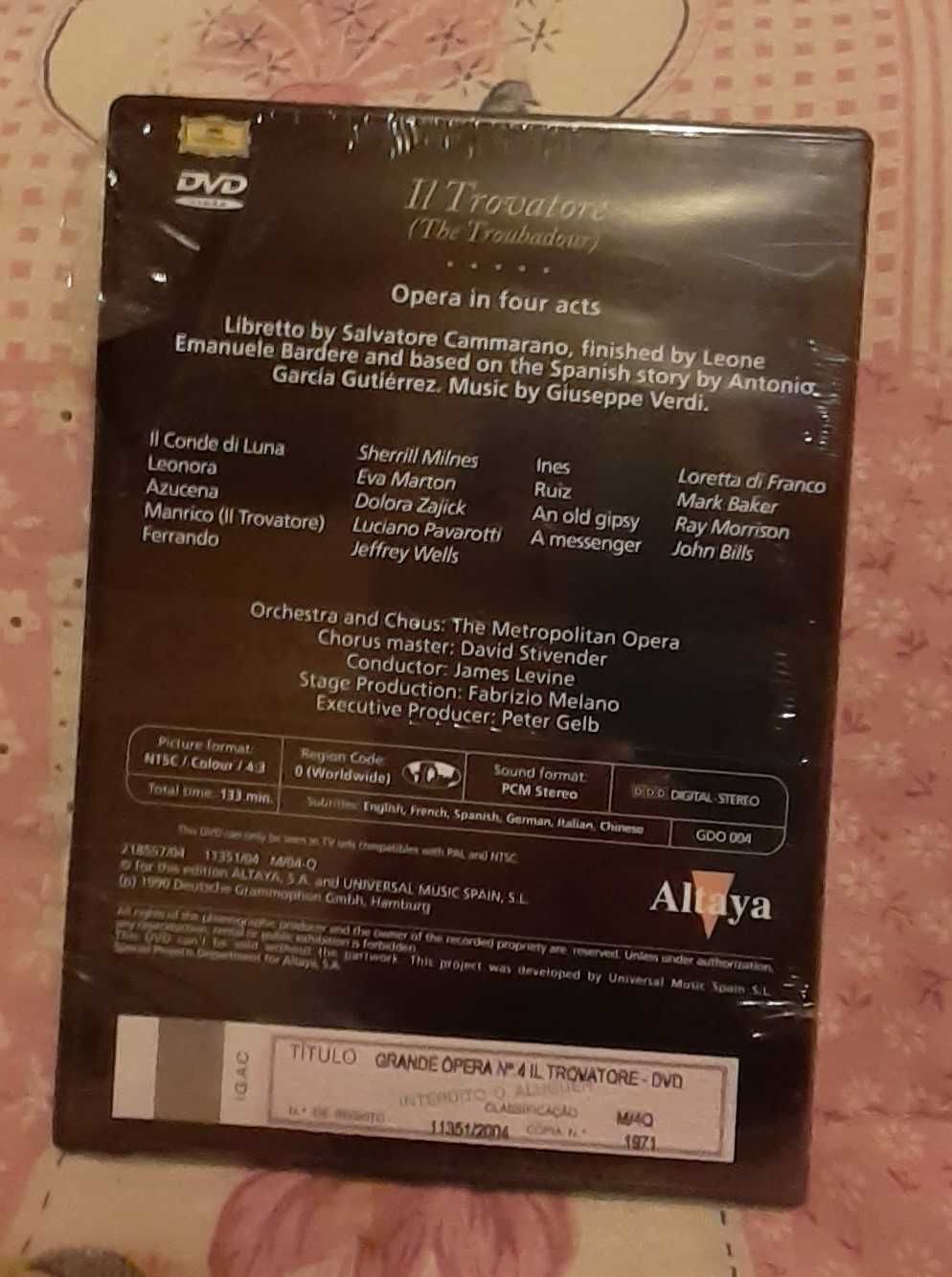 DVD - Il Trovatore (The Trouba) Selado