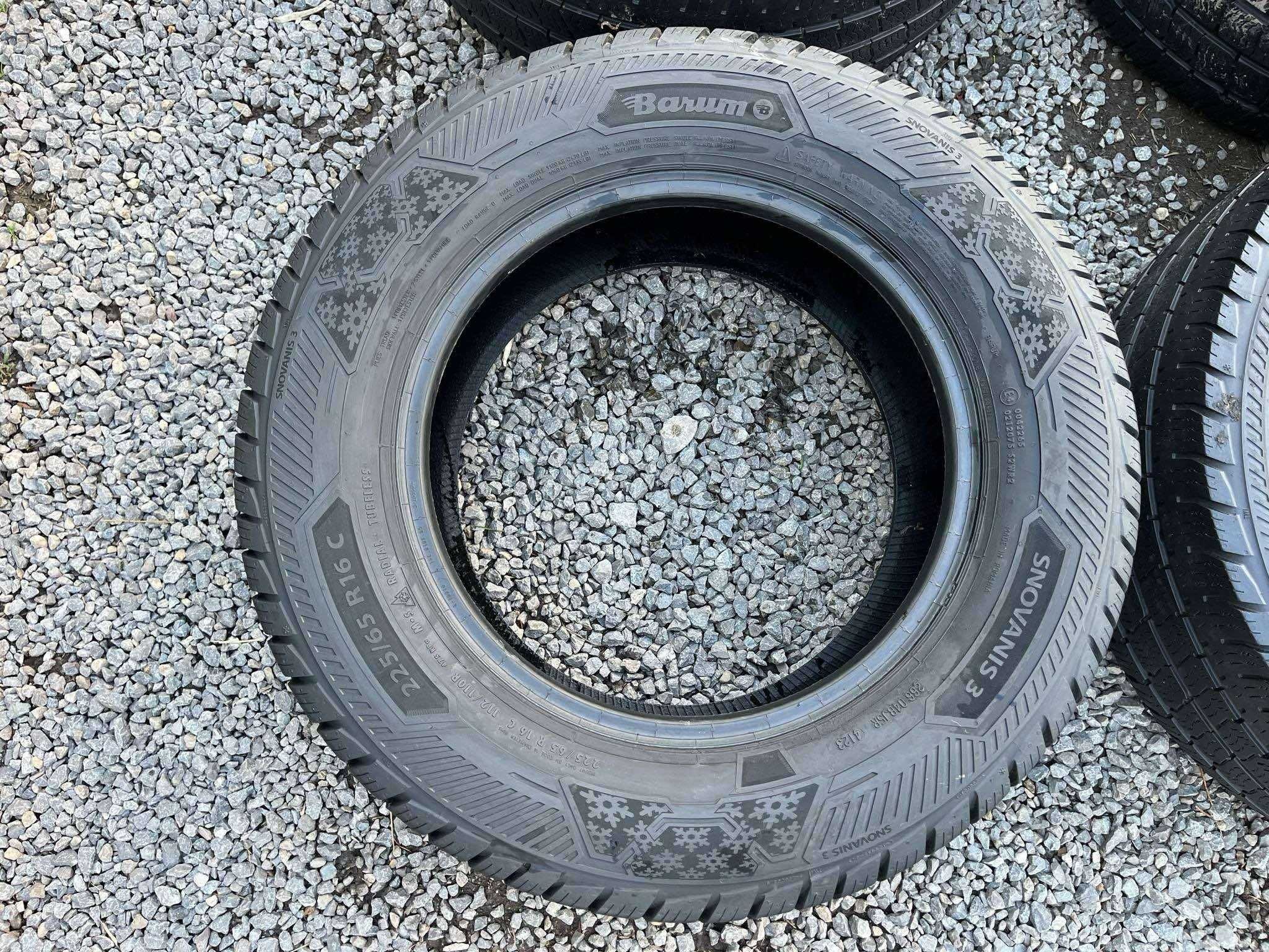 Opony 225/65R16C Barum Snovanis 3 Zima 2sztuki 5,73mm bieżnika