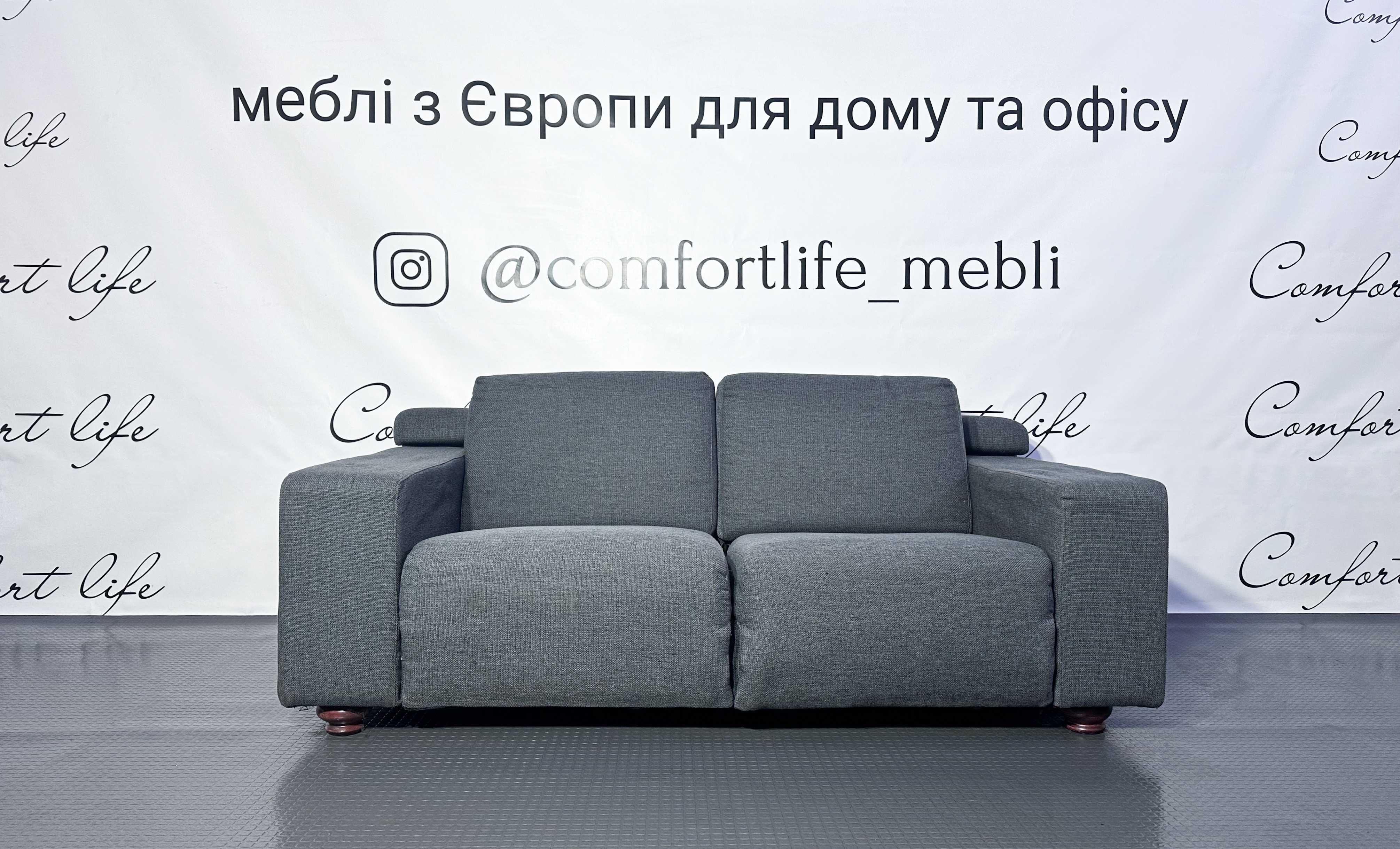 М'який сірий розкладний диван реклайнер/двійка/дивани/меблі з Європи