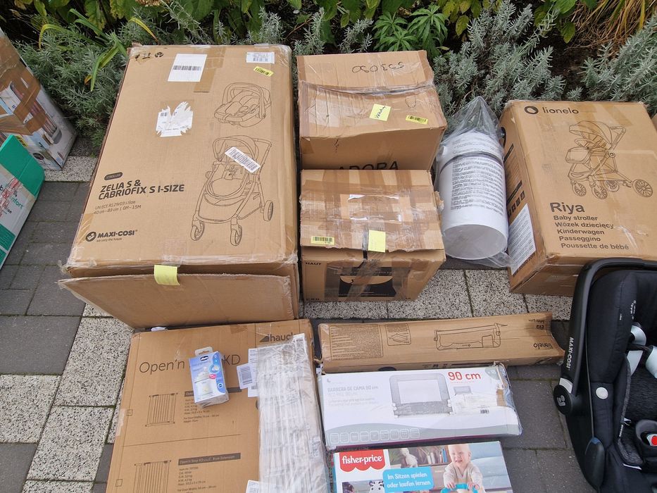 Paleta mix, towar  BABY , klasa c - uszkodzone , zwroty konsumenckie a