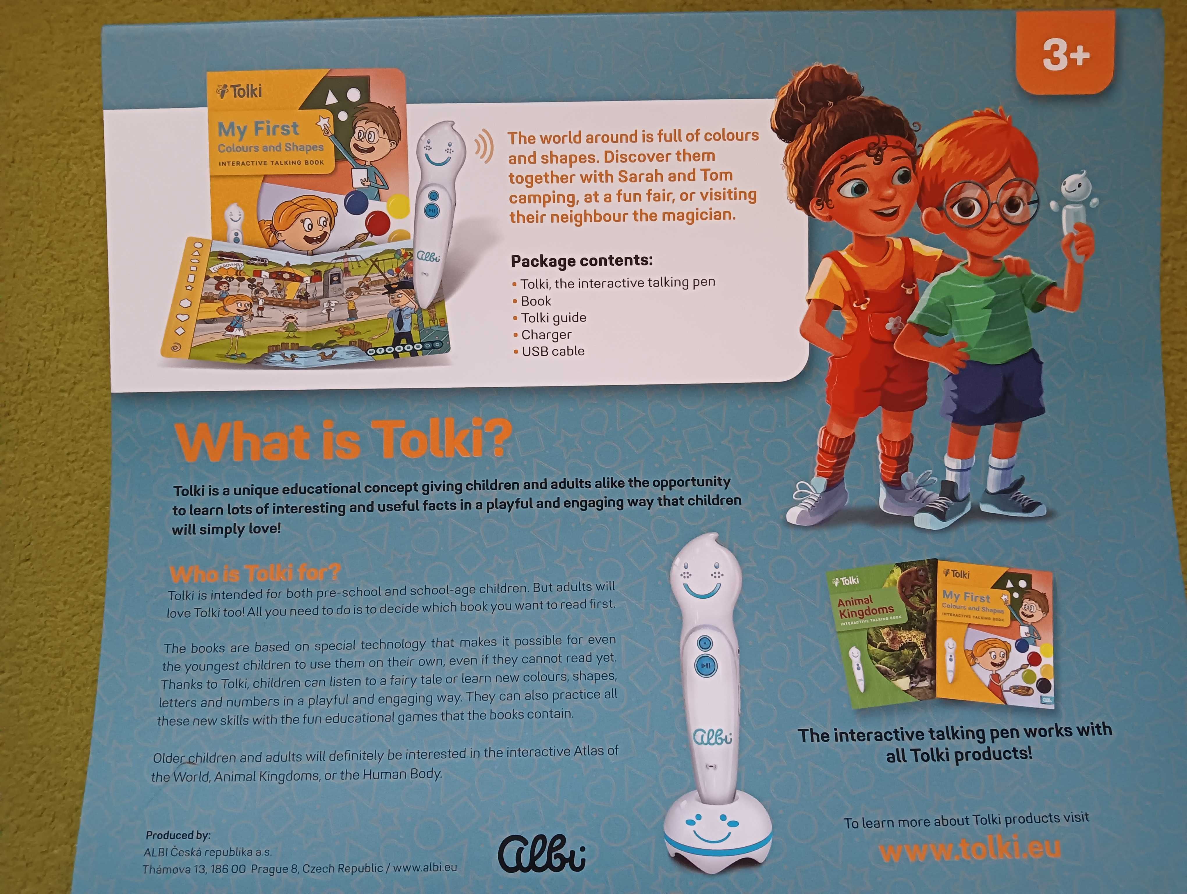 Tolki zestaw My first colours and shapes EN