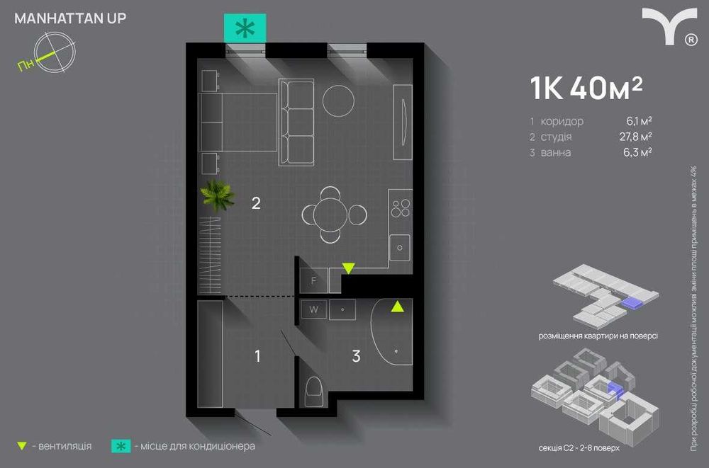 Продаж квартири у ЖК Manhattan.Up