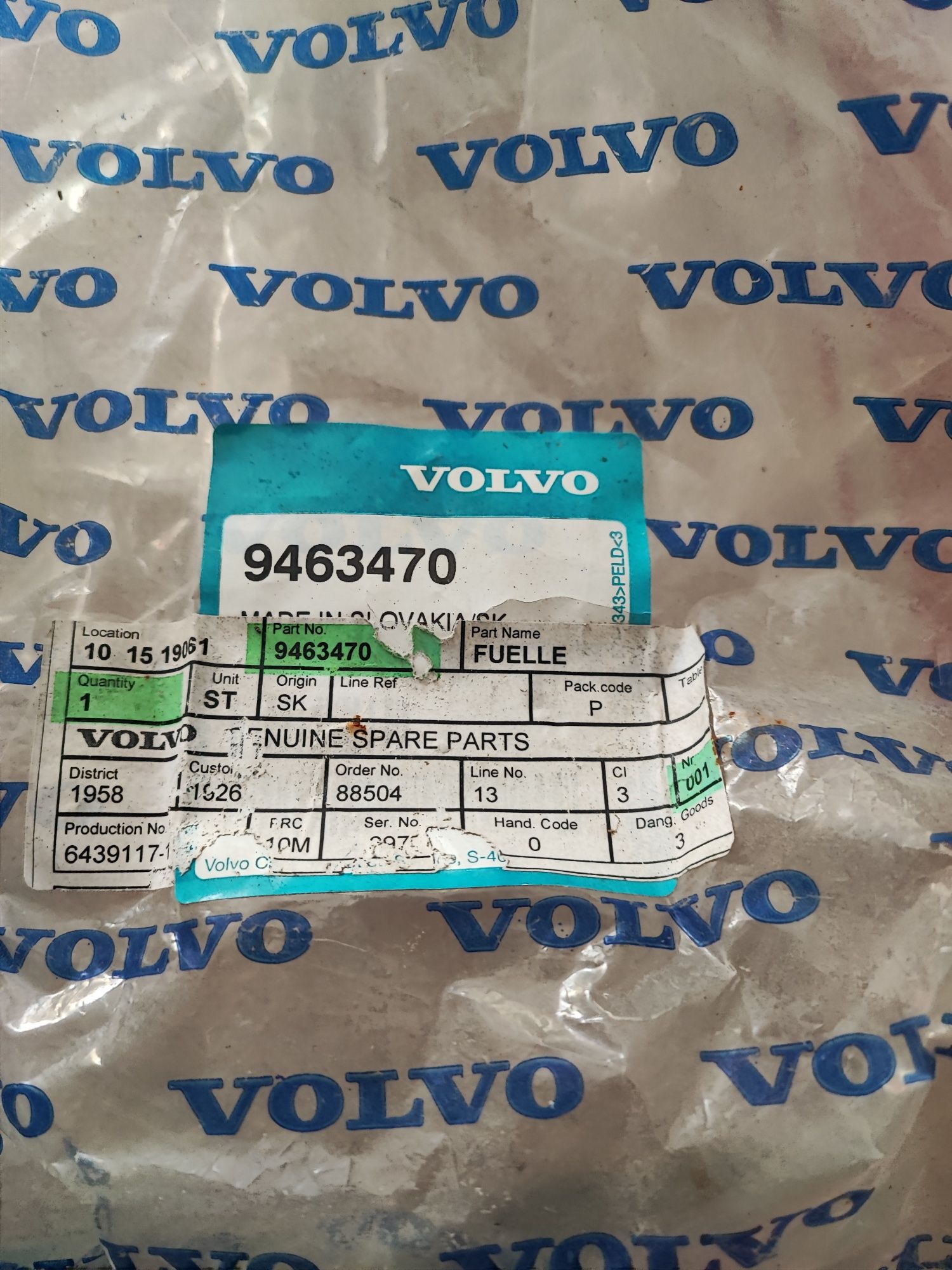 Fole de mudanças em pele novo para Volvo S60 D5 novo