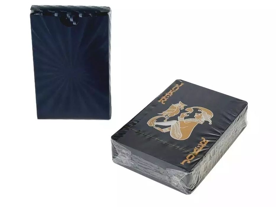 Karty do gry czarne. Adar. Nowy Produkt