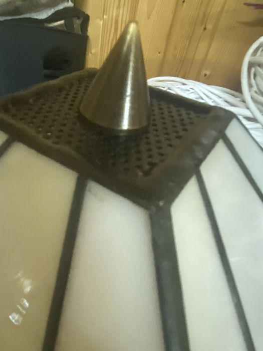 Witrażowa Lampa plafon sufitowa oraz klinkiet ścienny