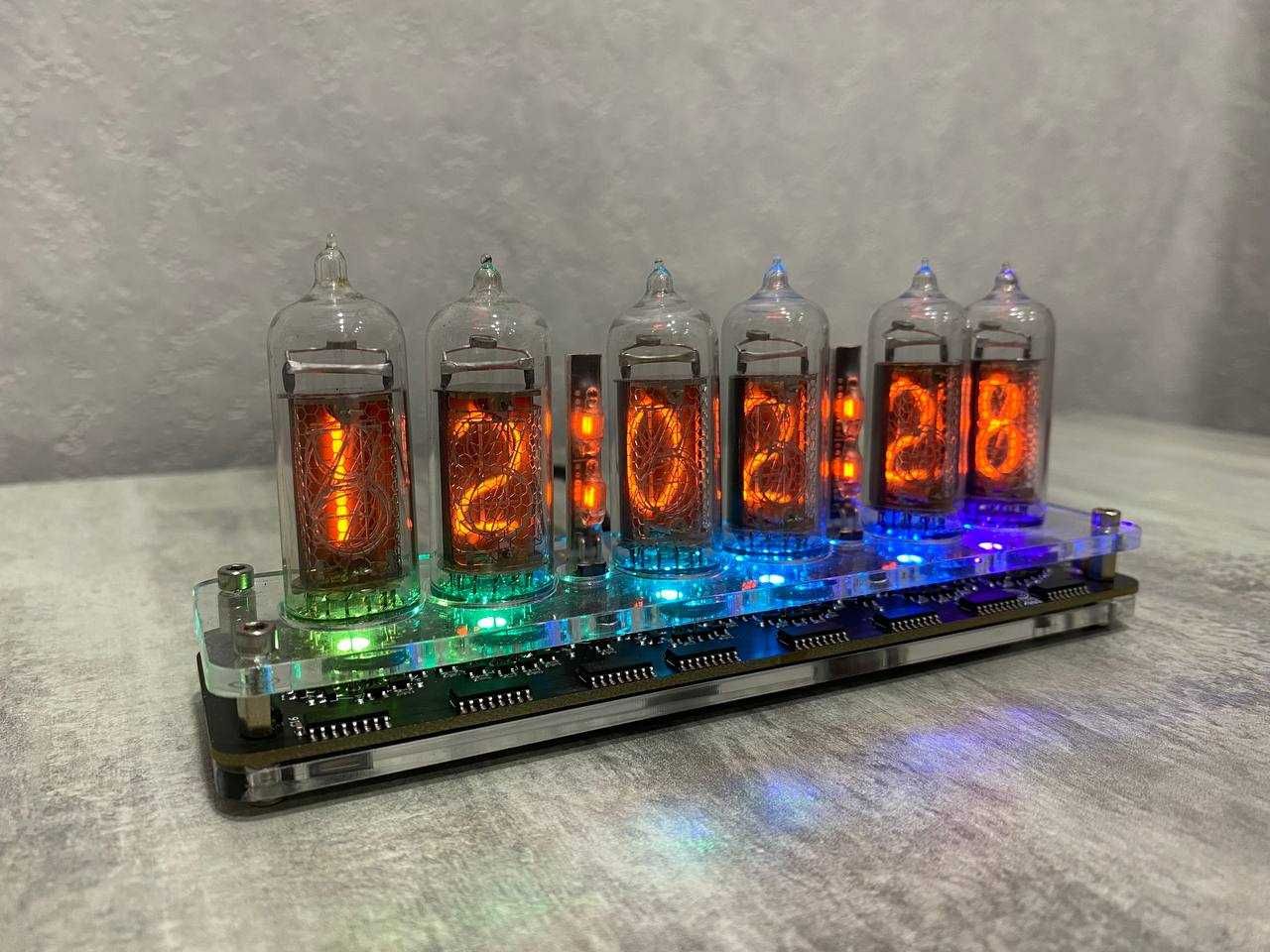 Nixie clock, ламповые часы, ламповий годинник на 6 ИН-14