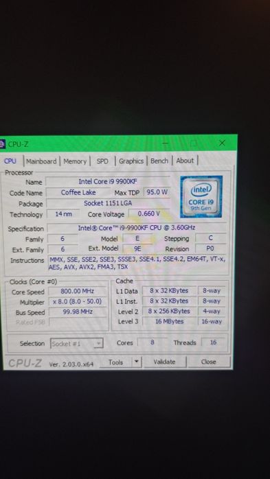 Procesor Intel Core i9 9900kf