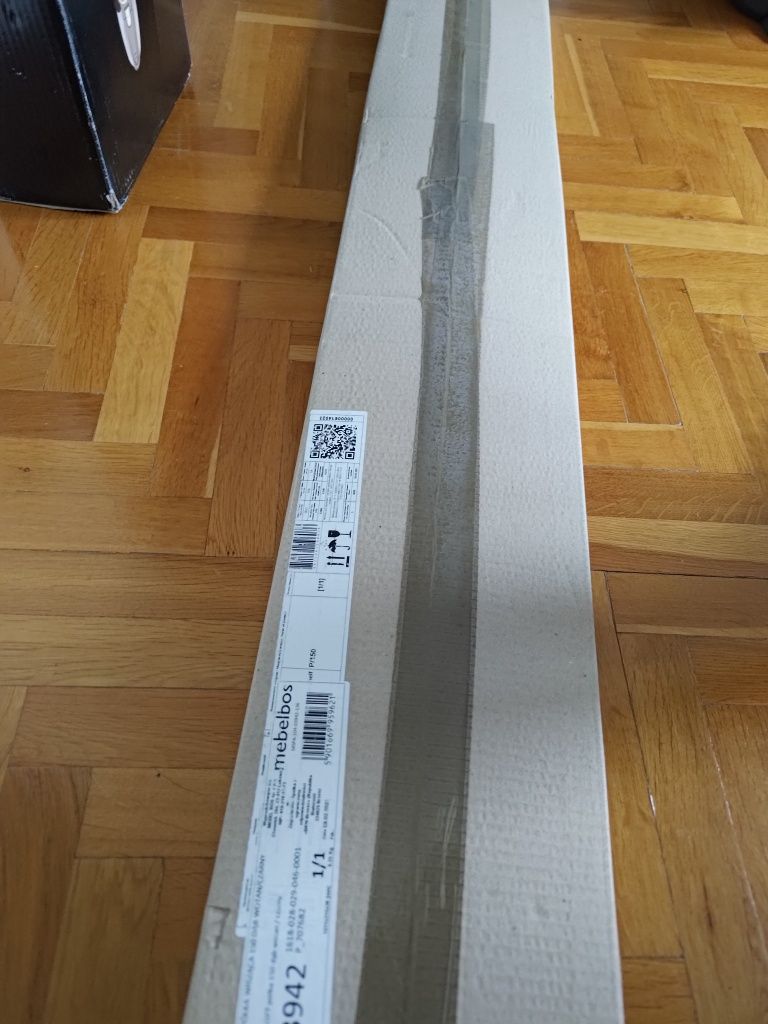 Loft półka wisząca dąb wotan 150cm