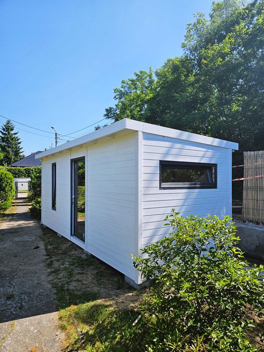 Pawilon drewniany Biuro drewniane Kontener 2m x 6m PRODUCENT