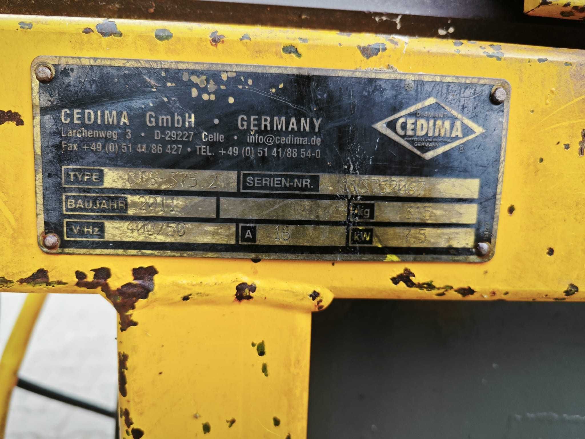 Piła stolikowa CEDIMA 375.2 900/1000mm przecinarka do silki bloczków