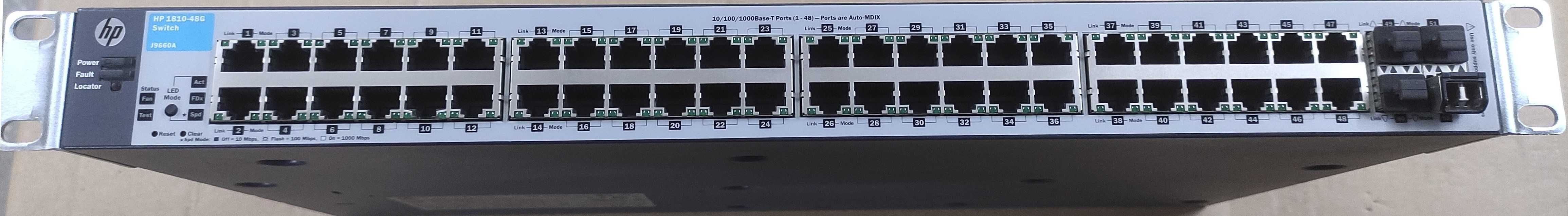 Switch HP 1810-48G J9660A 48x 10/100/1000