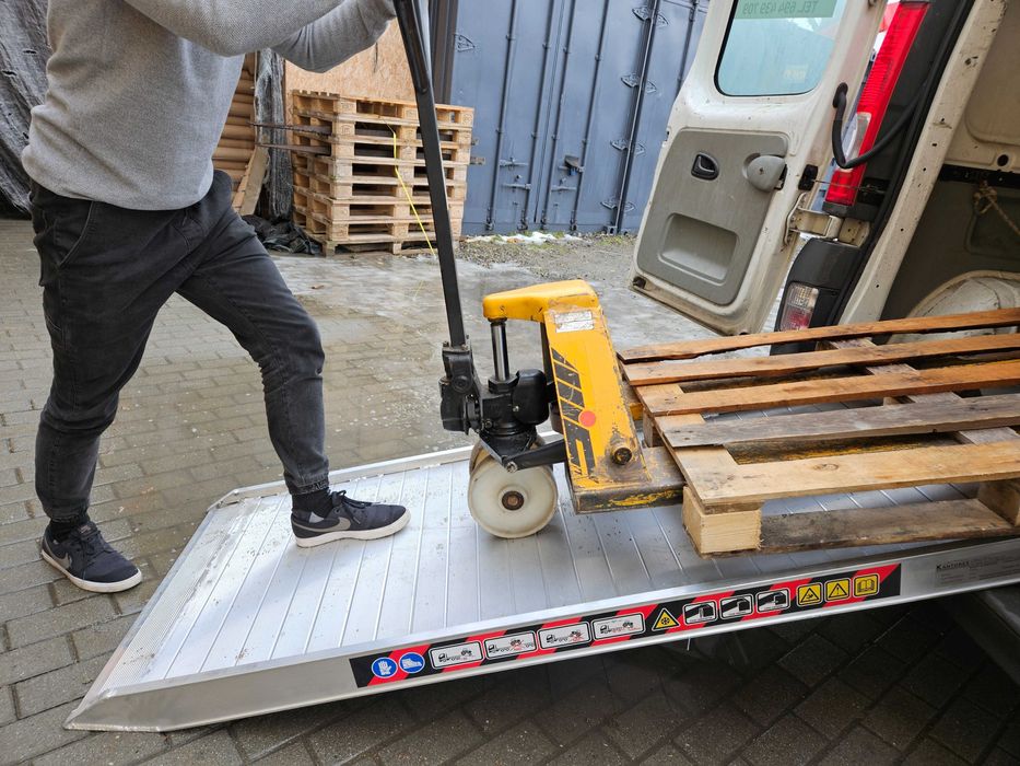 RAMPA ZAŁADUNKOWA w pełni aluminiowa - 1000kg, 3m gwarancja, dostawa