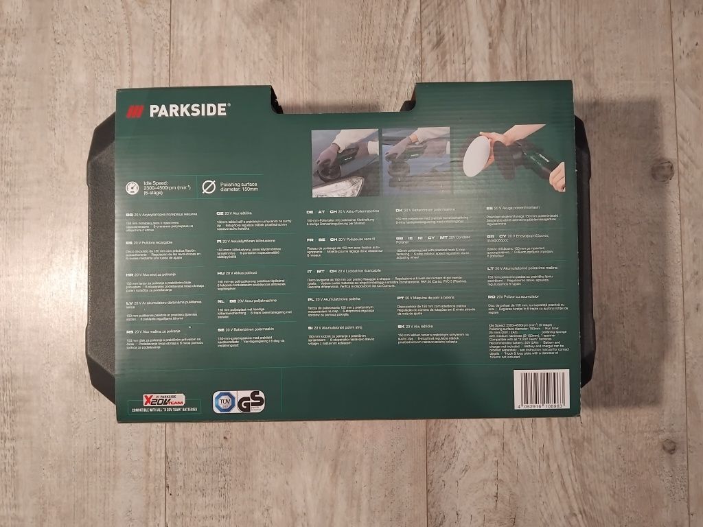 Polerka Parkside 20v PPMA 20-Li C3 NOWA