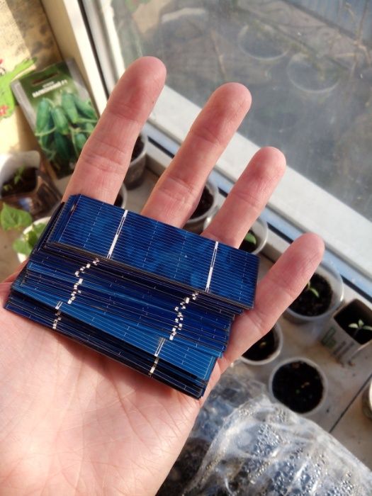 (Солнечная панель, батарея) элементы 0.37w/шт 50шт