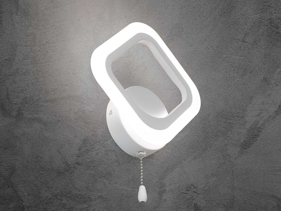 Світлодіодний настінний світильник бра, чорний\ білий ,12W A8060/1BK