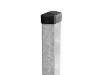 Słupki do paneli ogrodzeniowych 6 x 4 cm, wys.2m,2,2m,2,4m,2,6m  Ocynk